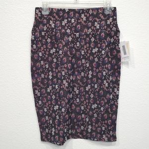 Lularoe Cassie Pencil Skirt Jacquard Small NWT